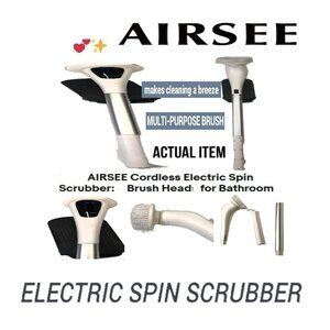 🛑 AIRSEE Cordless ➕🆒 SPIN SCRUBBER Electric BRUSH Power MACHINE 💸BUY NOW‼️🟢